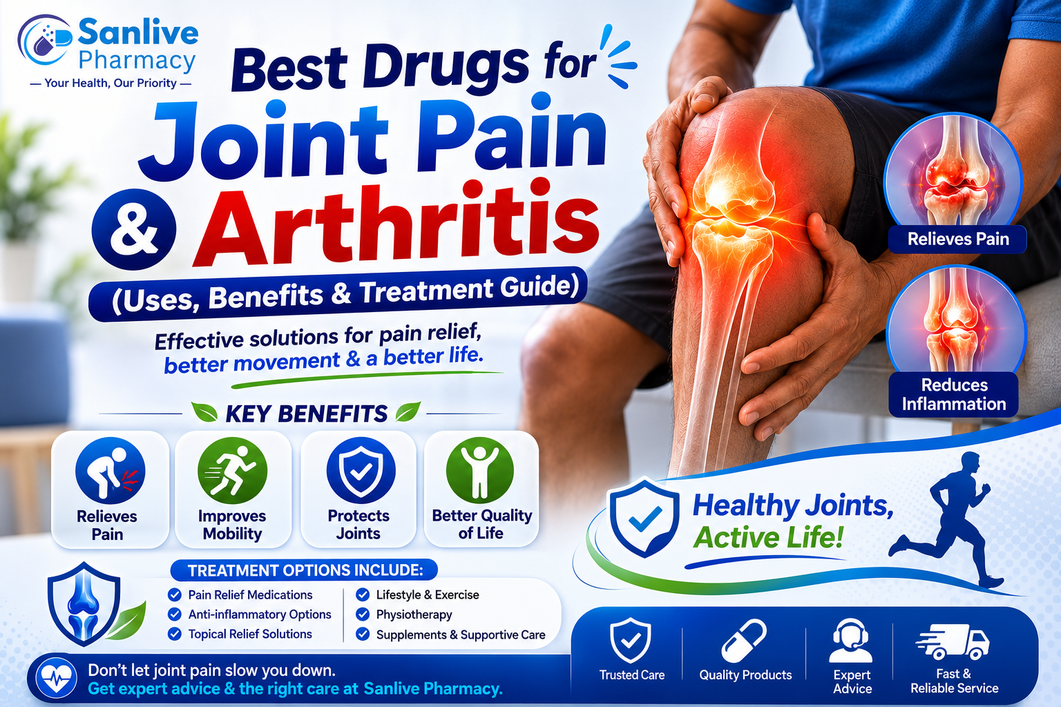 Best Drugs for Joint Pain and Arthritis (Uses, Benefits & Treatment Guide)